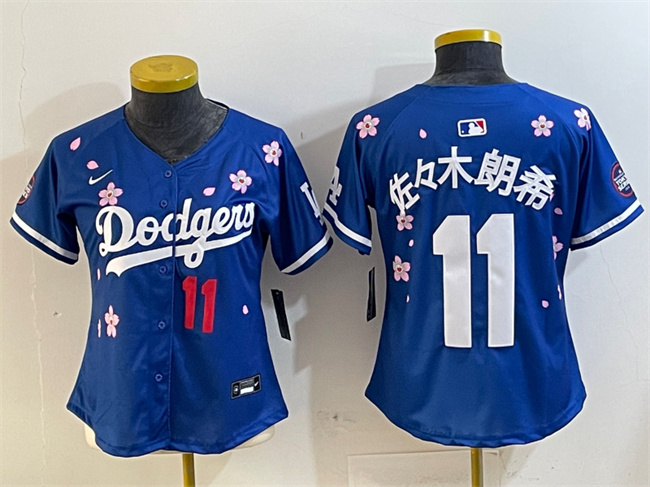 Youth Los Angeles Dodgers #11 佐々木朗希 Royal 2025 Tokyo Series Limited Stitched Baseball Jersey Youth Los Angeles Dodgers #11 佐々木朗希 Royal 2025 Tokyo Series Limited Stitched Baseball Jersey